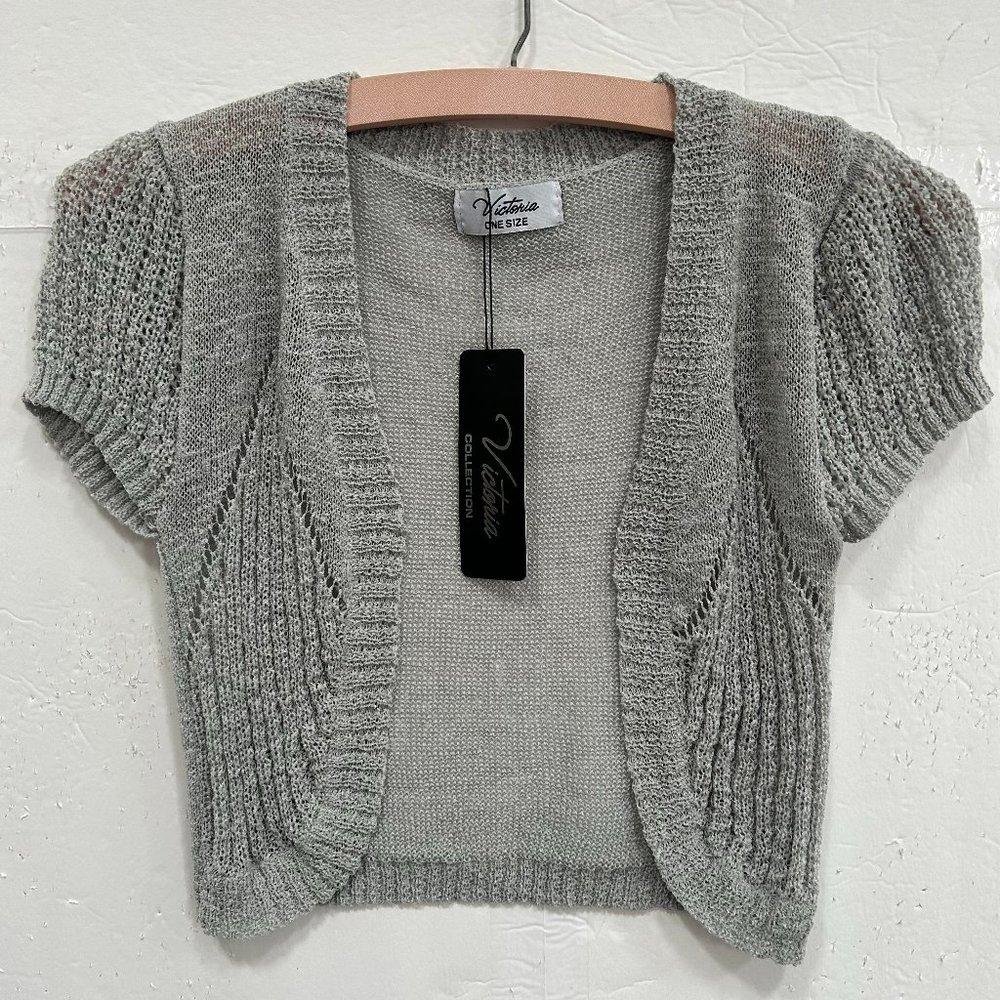 Victoria Sweater Lightweight Short Sleeve Cardigan